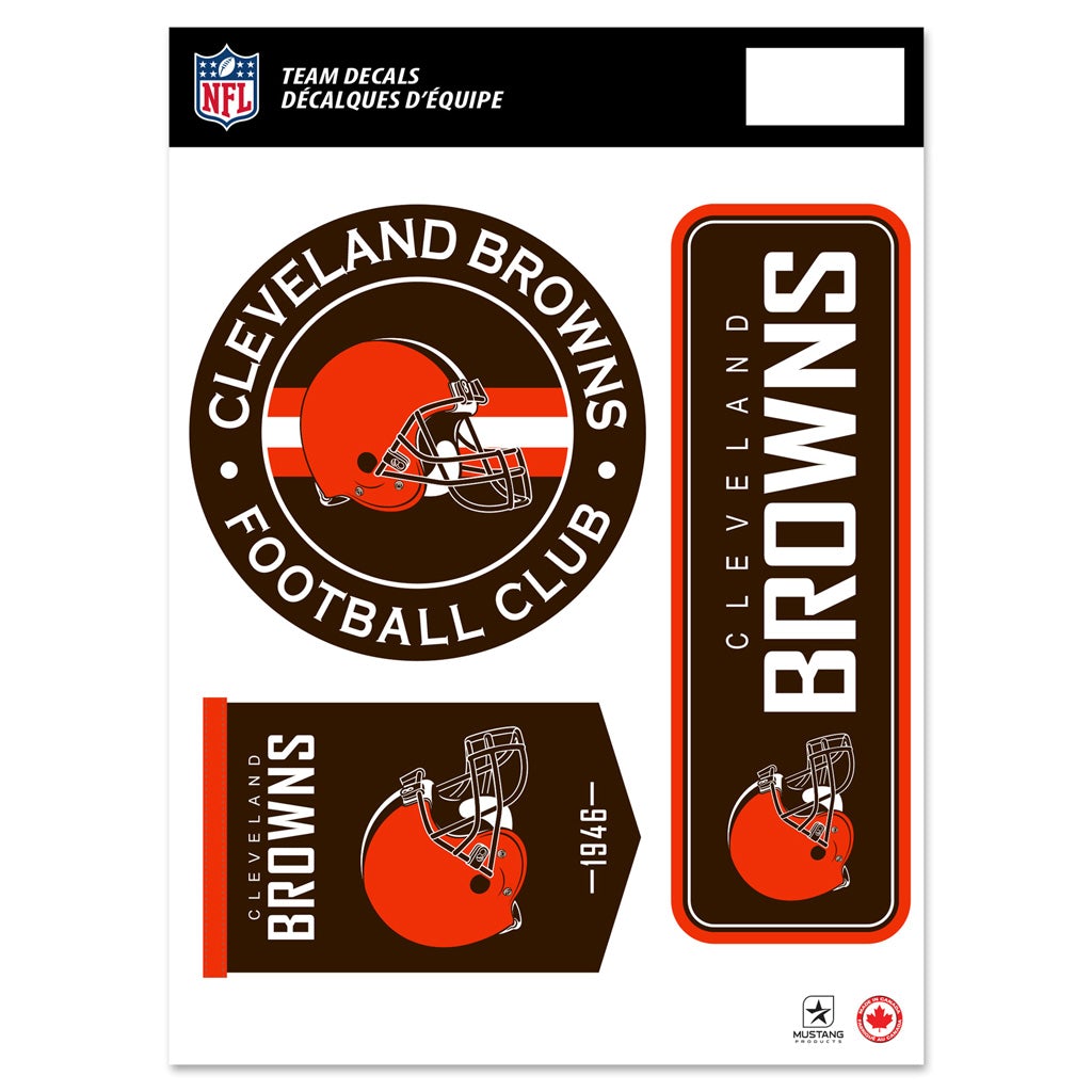 Cleveland Browns Fan Decal Set - 8