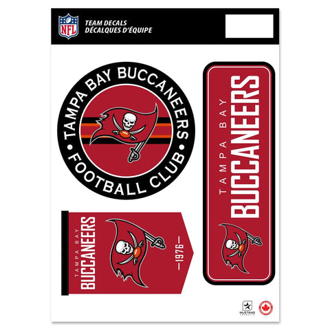 Tampa Bay Buccaneers Fan Decal Set - 8