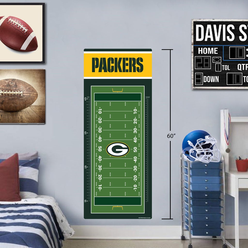 Green Bay Packers 24x60 Field Growth Chart