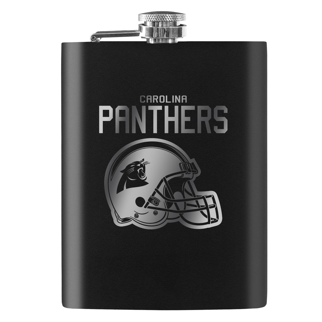 Carolina Panthers Laser Etched 8oz Flask