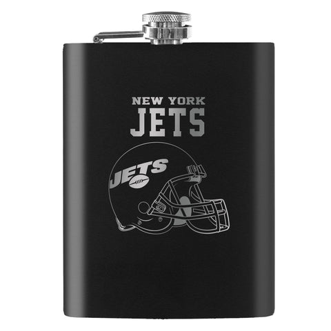 New York Jets Laser Etched 8oz Flask