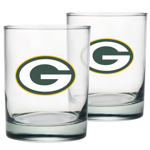 Green Bay Packers Rocks Glass Set