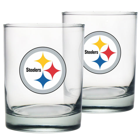 Pittsburgh Steelers Rocks Glass Set