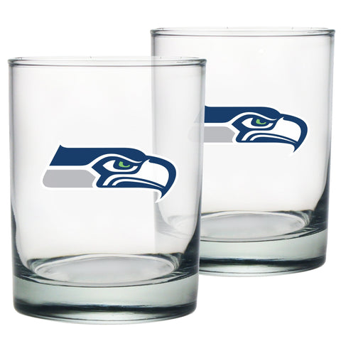 Seattle Seahawks Rocks Glass Set