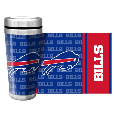 Buffalo Bills 16oz. Full Wrap Wallpaper Travel Mug