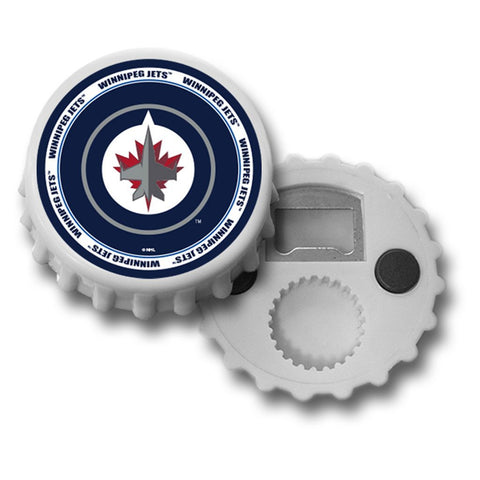 Winnipeg Jets Magnetic Bottle Cap Opener