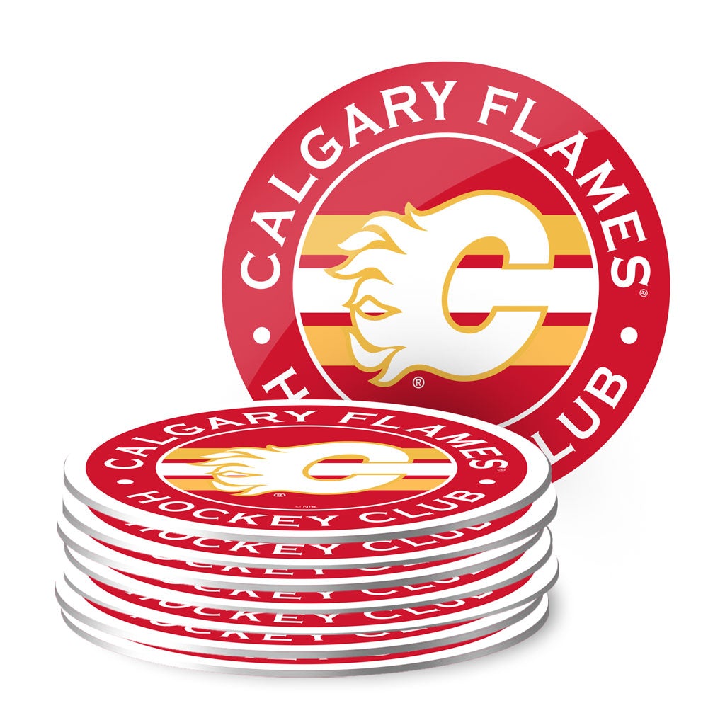 Calgary Flames Eight Pack Coaster Set
