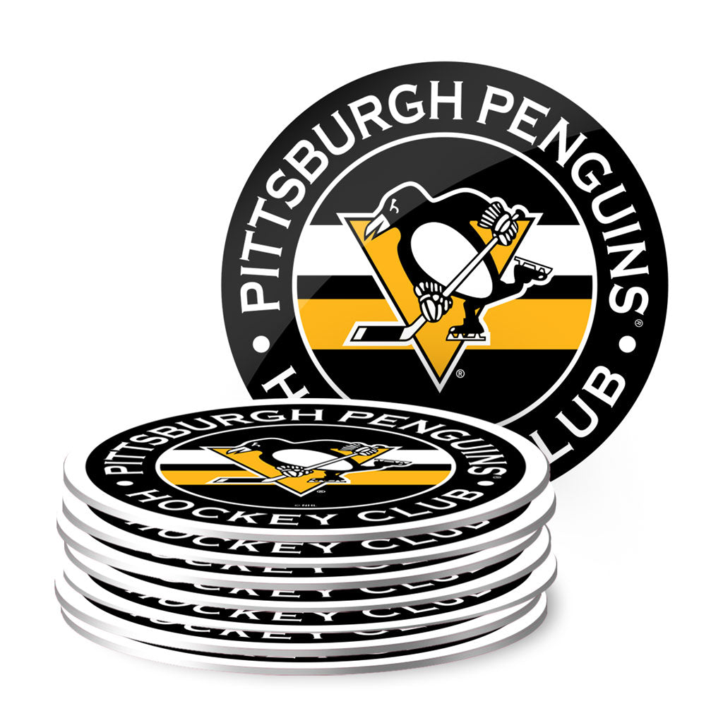 Pittsburgh Penguins Eight Pack Coaster Set