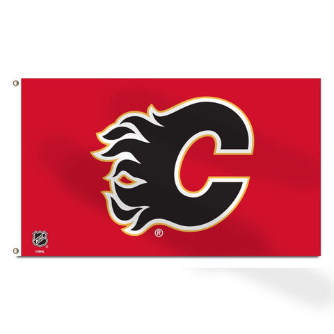 Calgary Flames 3' x 5' Single Sided Banner Flag