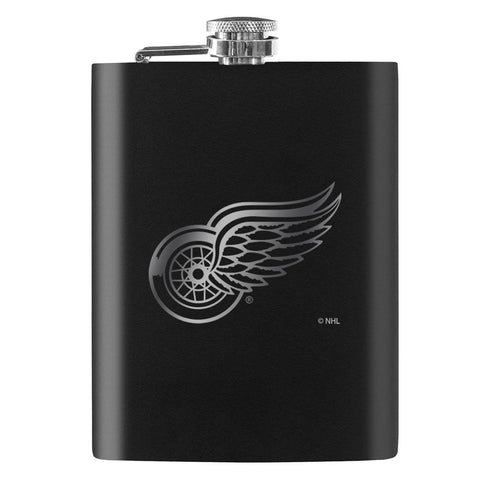 Detroit Red Wings 8oz Laser Etched Flask