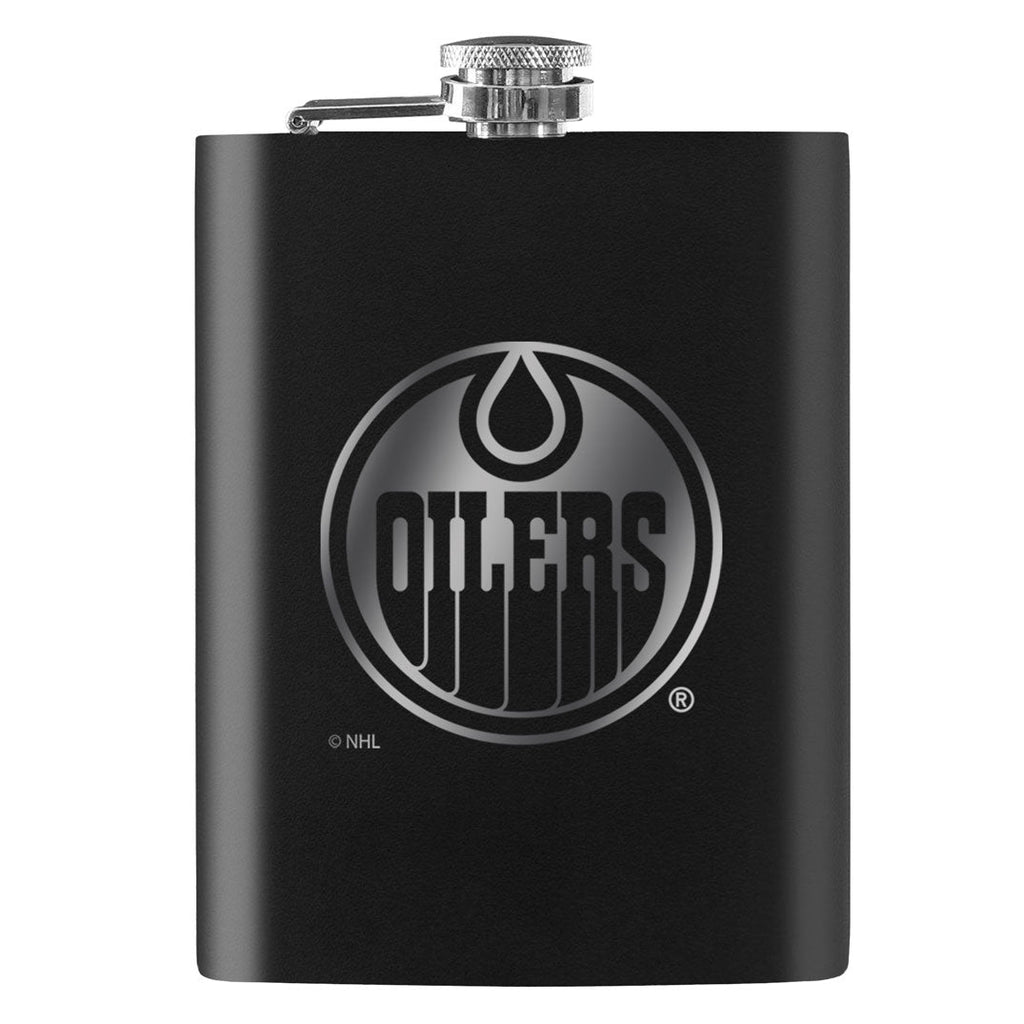 Edmonton Oilers Laser Etched 8oz Flask