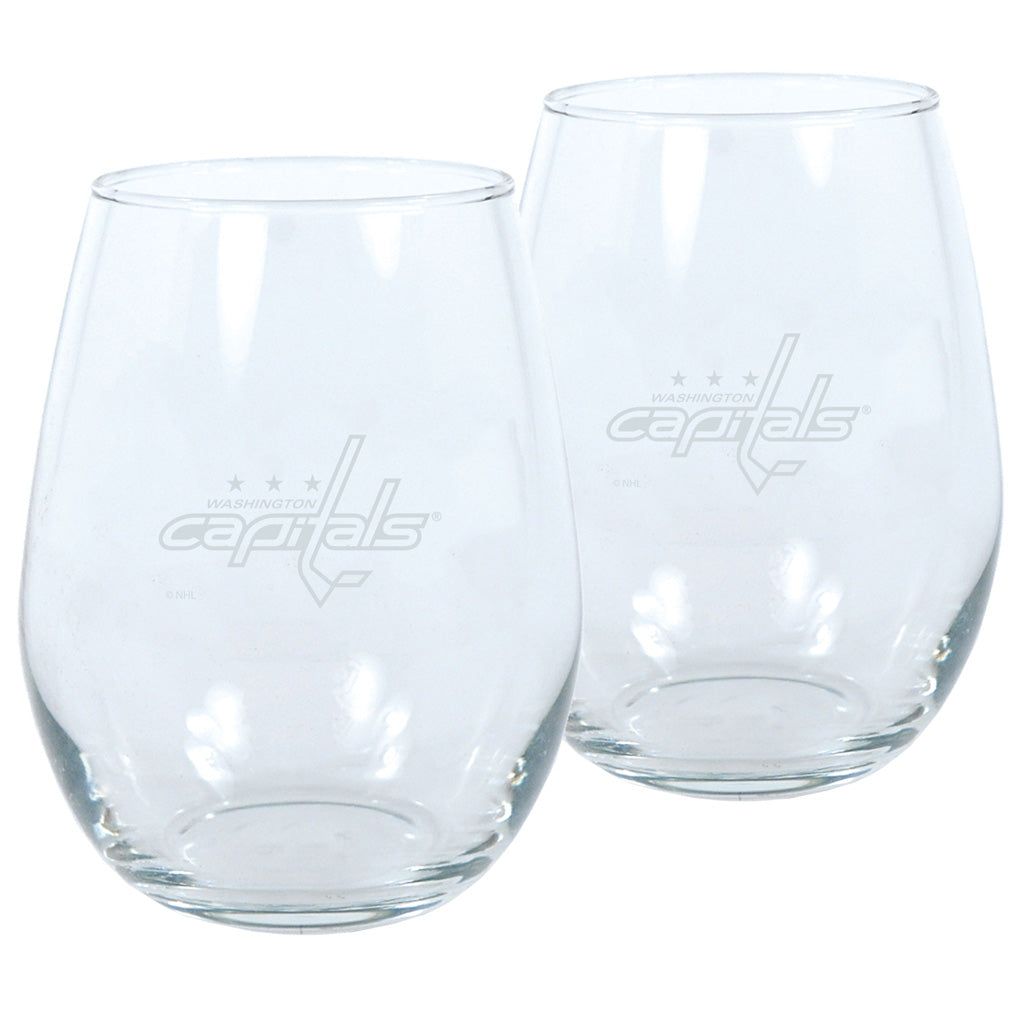 Washington Capitals  2pk Wine Glass Set