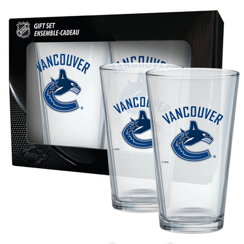 16oz. Printed Mixing Glass - Vancouver Canucks