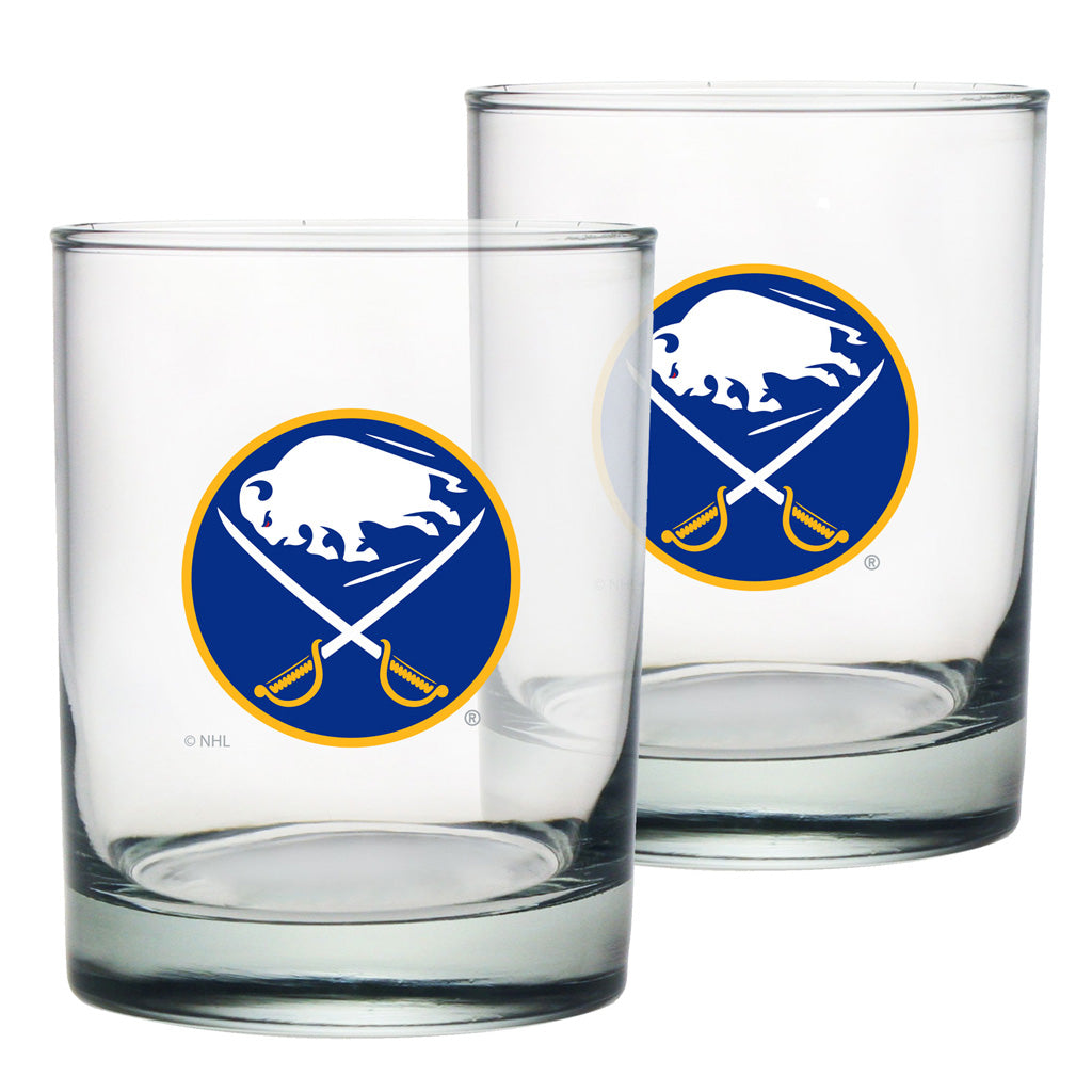Buffalo Sabres 2pk Rocks Glass Set