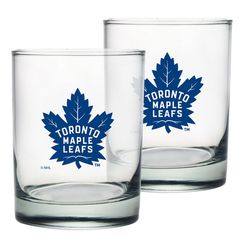 Toronto Maple Leafs Rocks Glass Set