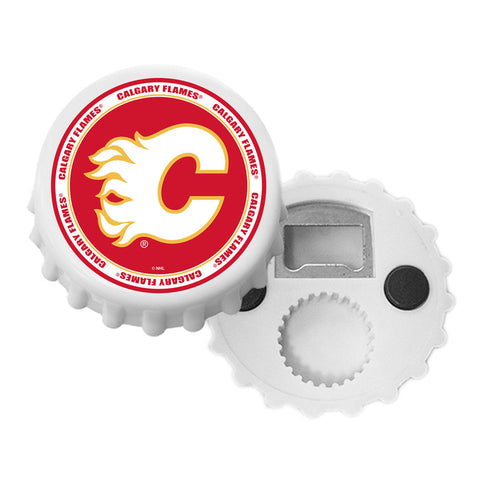 Calgary Flames Magnetic Bottle Cap Opener