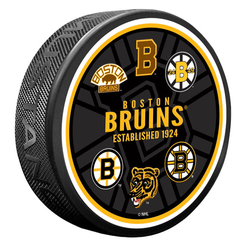 Boston Bruins Heritage Puck