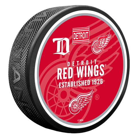 Detroit Red Wings Heritage Puck
