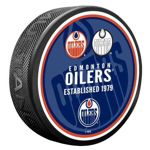 Edmonton Oilers Heritage Puck