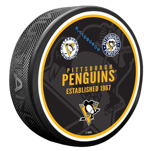 Pittsburgh Penguins Heritage Puck
