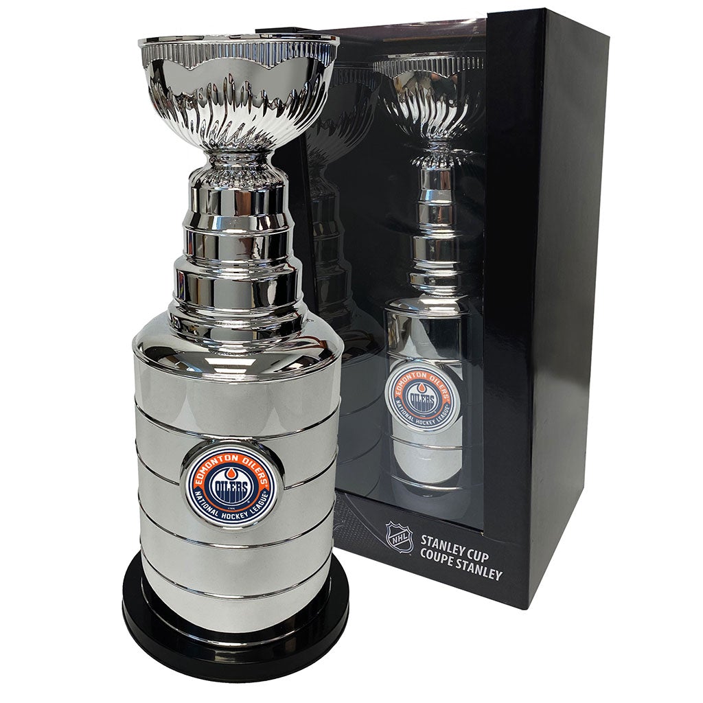 Stanley Cup Coin Bank - Edmonton Oilers