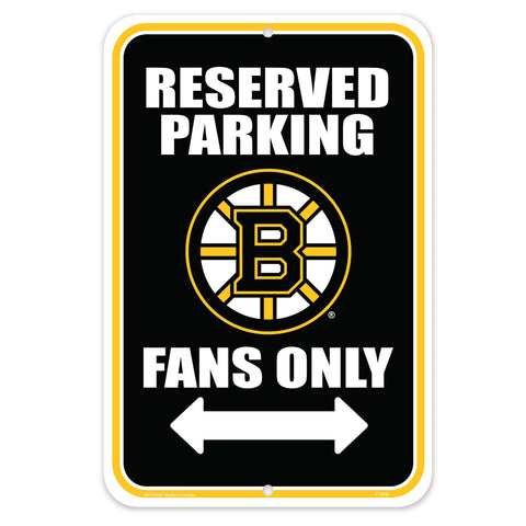 Boston Bruins 10x15 Parking Sign