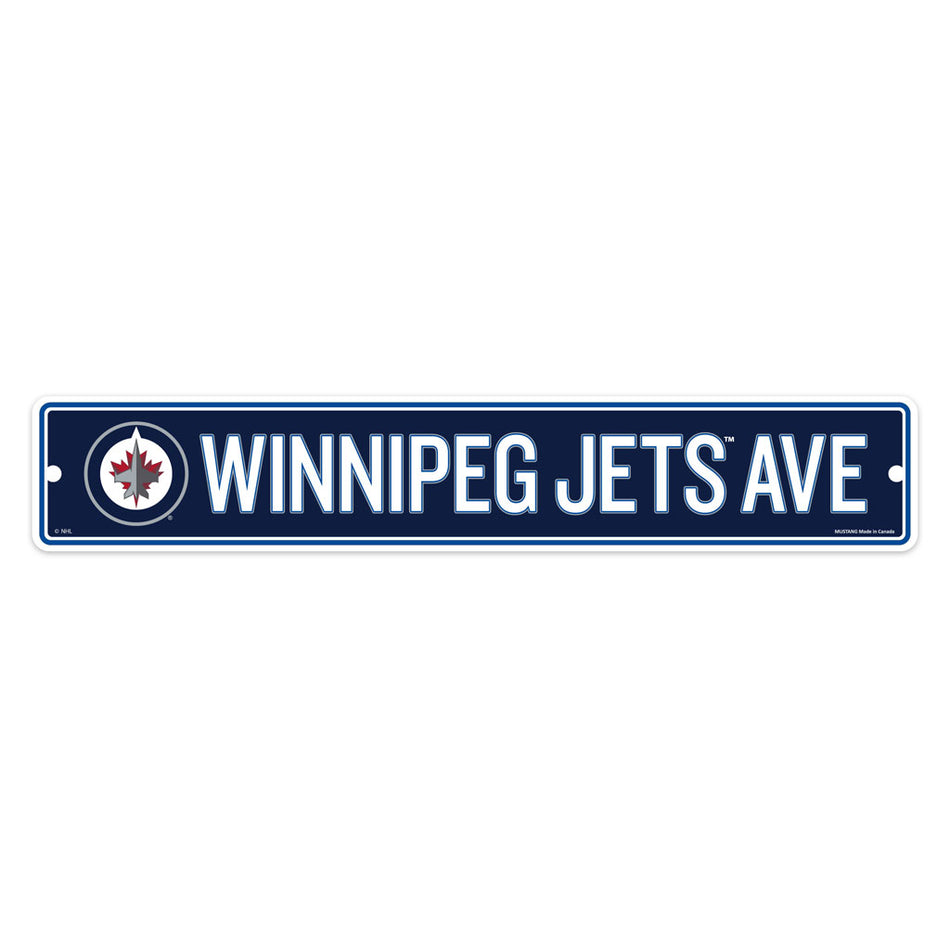 3" x 20" Sign | Winnipeg Jets | Street