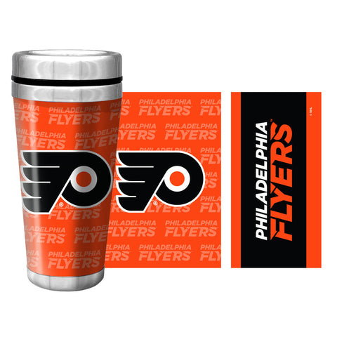 Philadelphia Flyers 16oz. Full Wrap Wallpaper Travel Mug