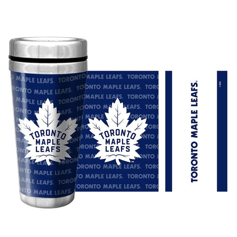 Toronto Maple Leafs 16oz Full Wrap Wallpaper Travel Mug