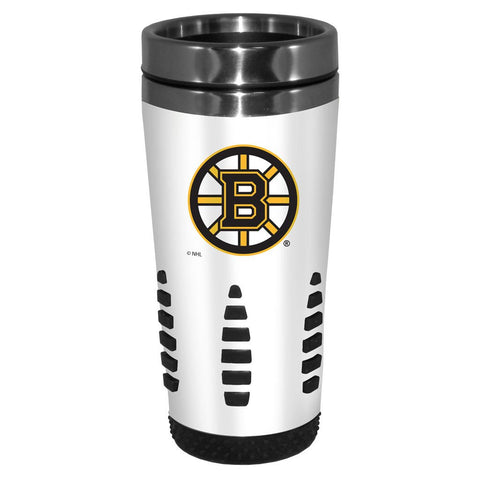 Boston Bruins White Huntsville Travel Mug