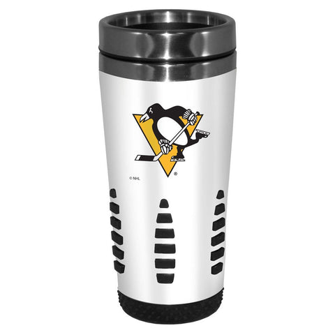 Pittsburgh Penguins White Huntsville Travel Mug