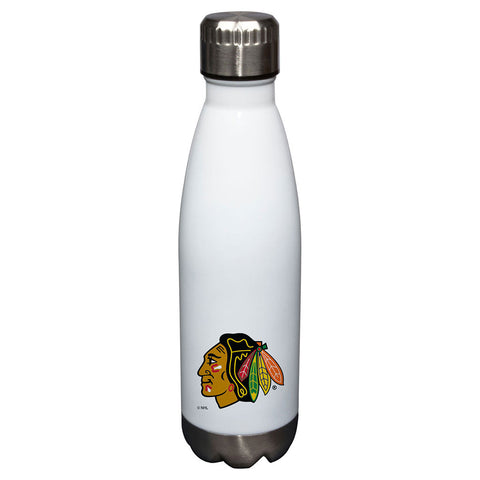 17oz White Chicago Blackhawks Glacier Water Bottle