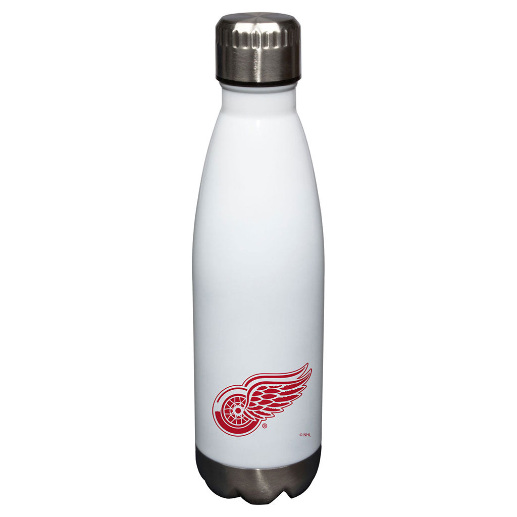 17oz White Detroit Red Wings Glacier Water Bottle