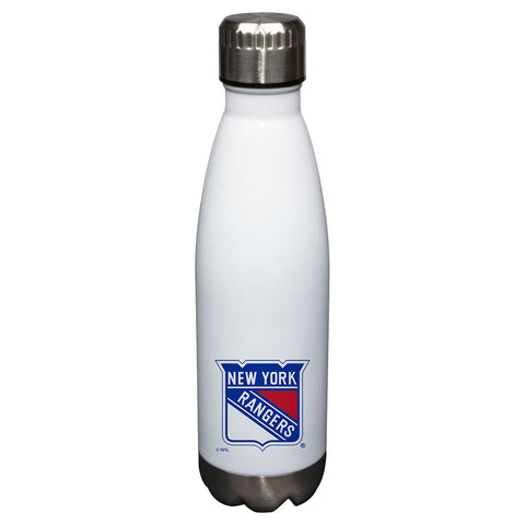 17oz White New York Rangers Glacier Water Bottle