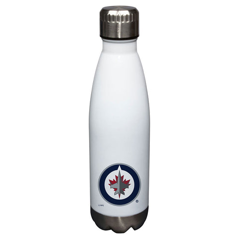 17oz White Winnipeg Jets Glacier Water Bottle