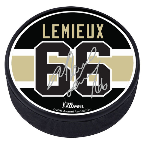 Pittsburgh Penguins Puck - Mario Lemieux