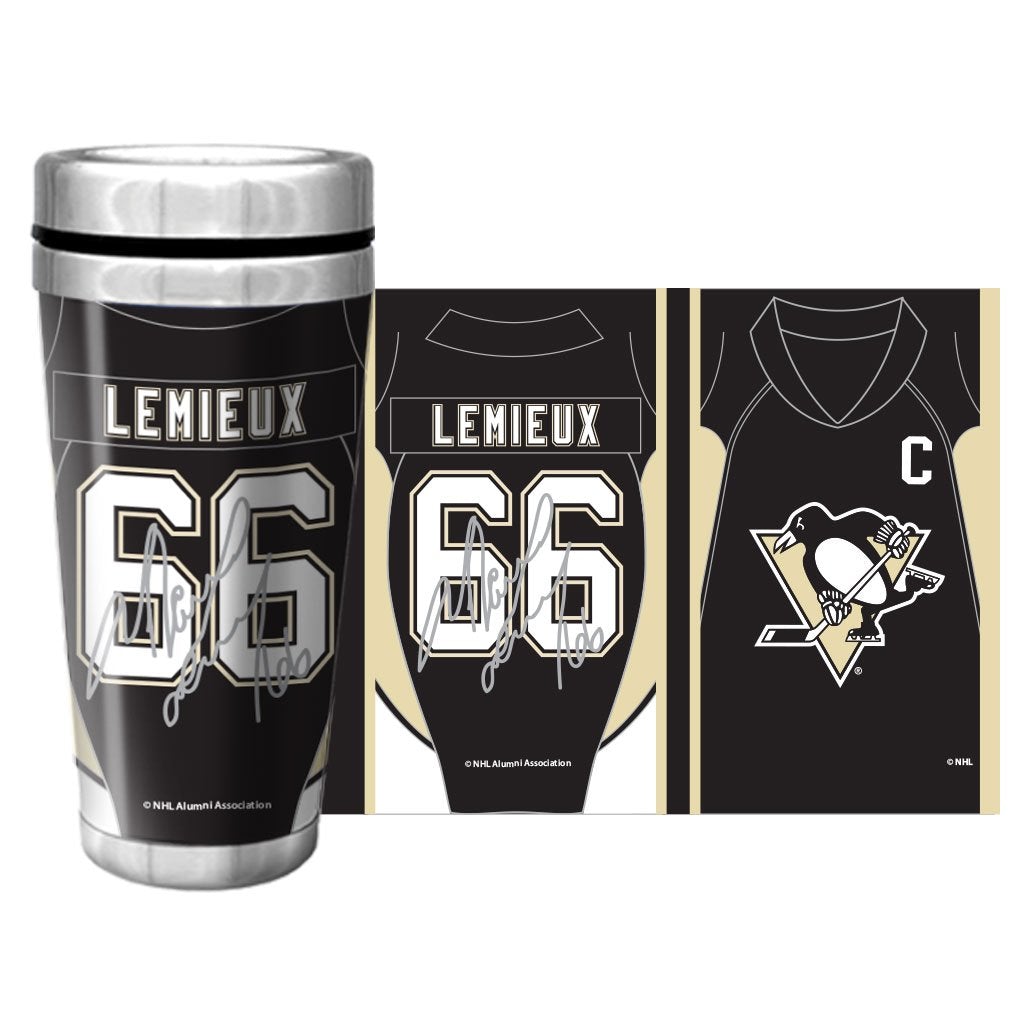 NHLAL Pittsburgh Penguins 16oz. Travel Mug Full Wrap - Lemieux