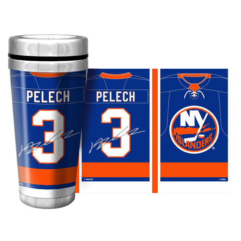 New York Islanders PA Player Full Wrap Travel Mug - Pelech