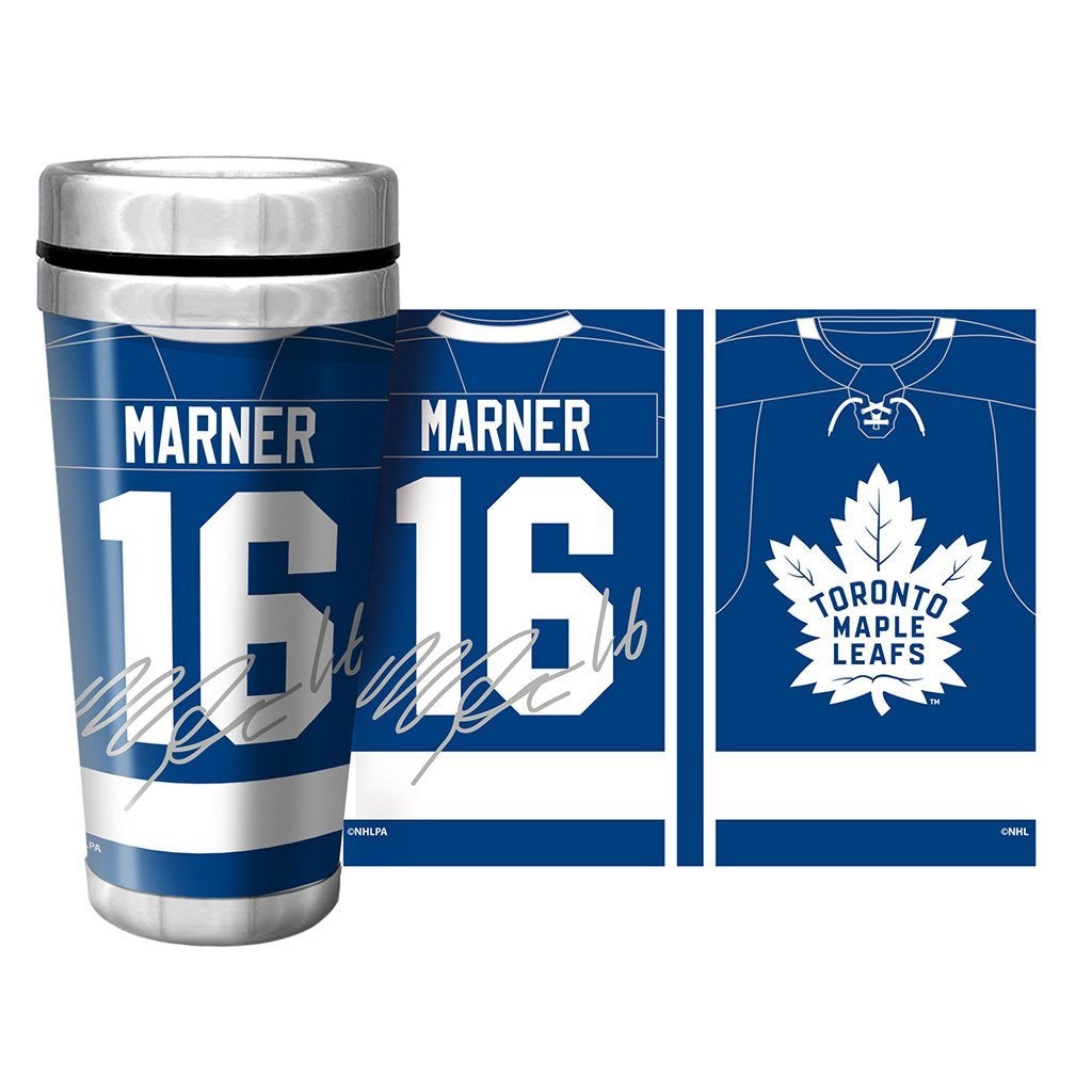 NHLPA Toronto Maple Leafs 16oz. Travel Mug Full Wrap - Marner