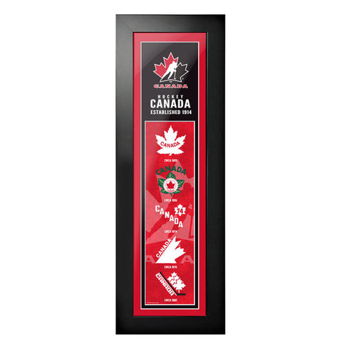 Team Canada 6x22 Framed Logos to History